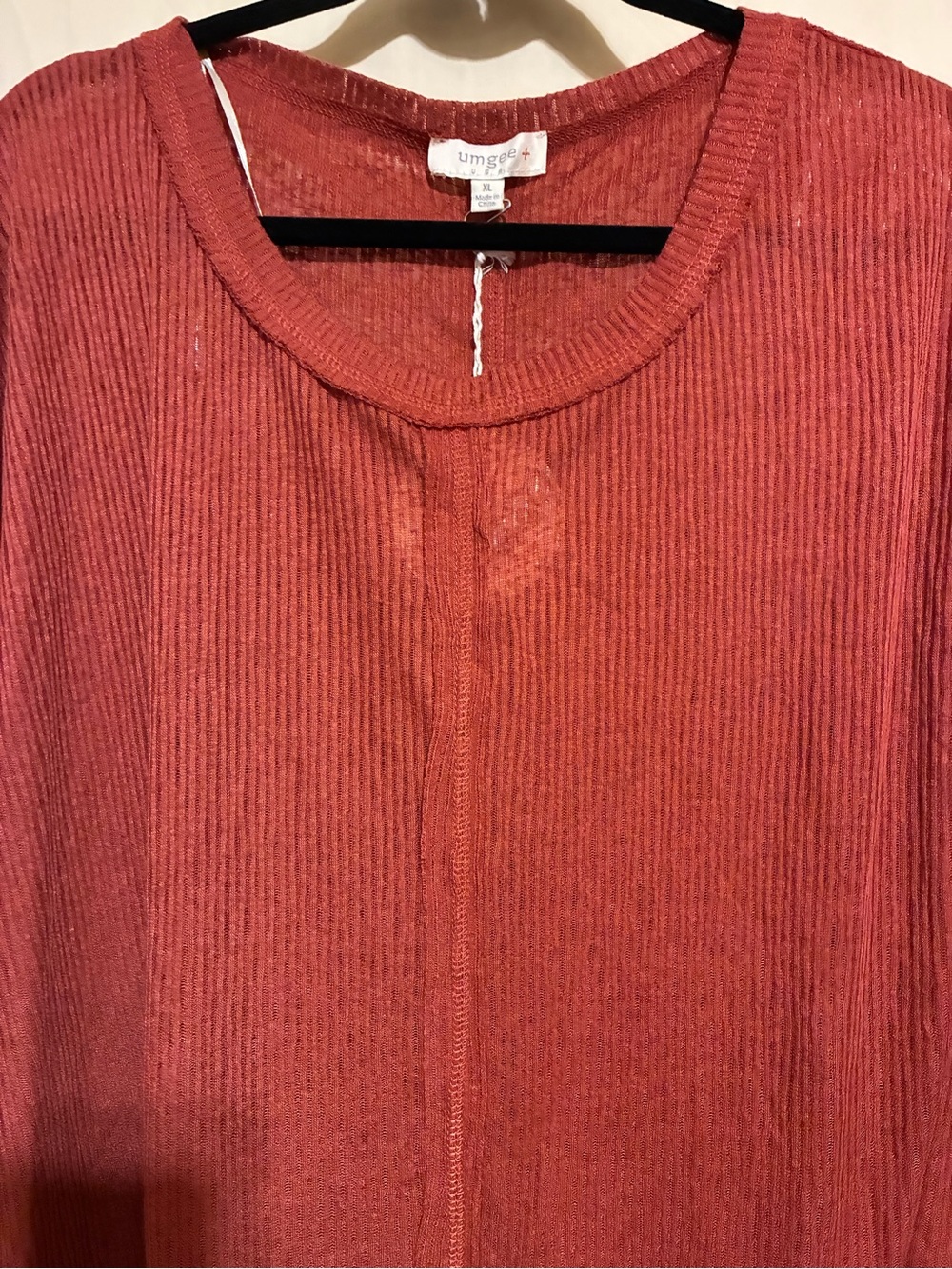 Umgee Oversized Ribbed Shirt - Picture 4 of 8